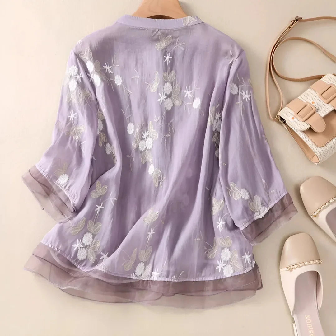 Laura™|Stijlvolle blouse