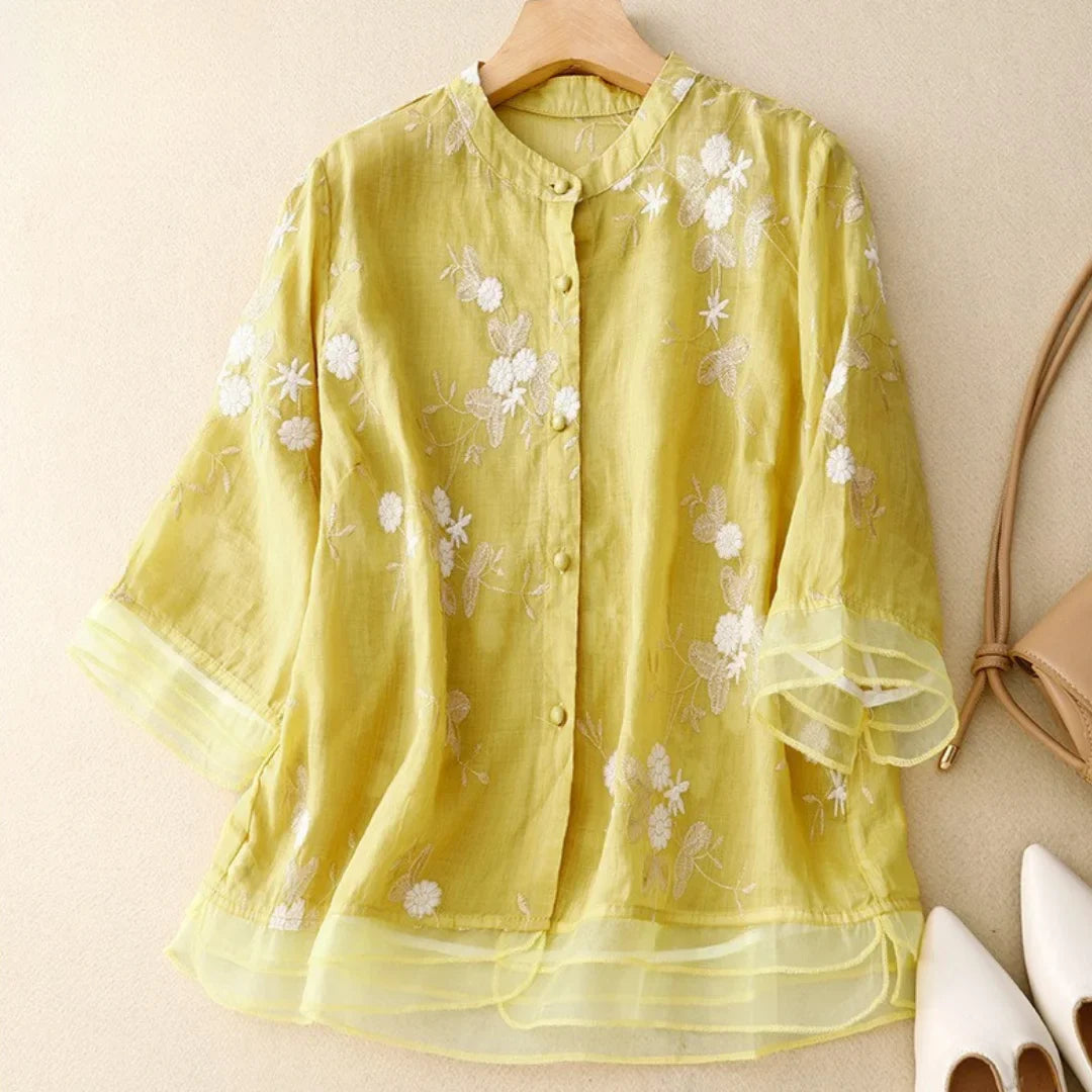 Laura™|Stijlvolle blouse