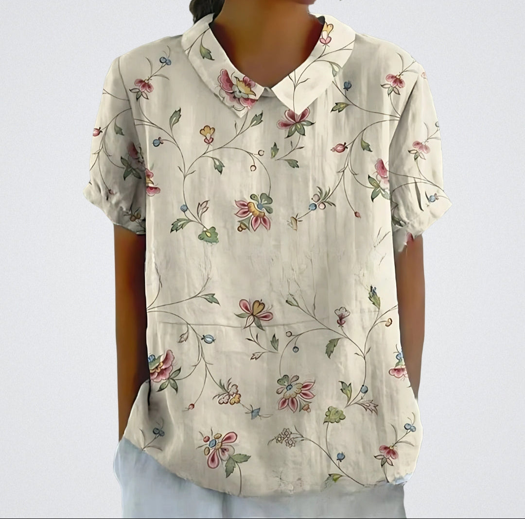 Lotte Vrolijke Blouse Korte Mouw