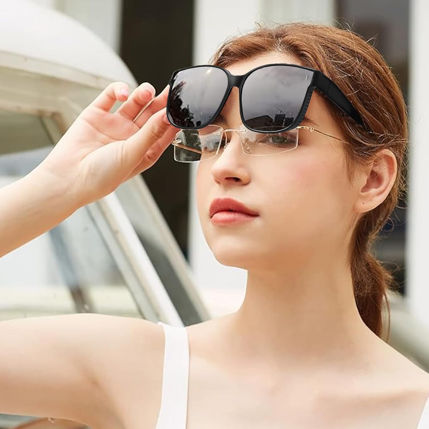 Lina Overzetzonnebril