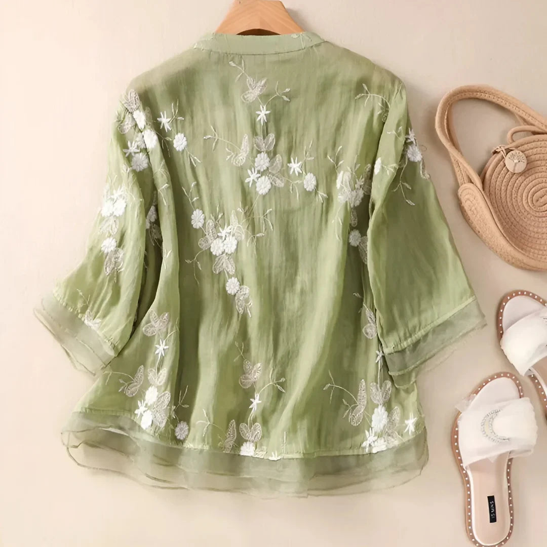 Laura™|Stijlvolle blouse