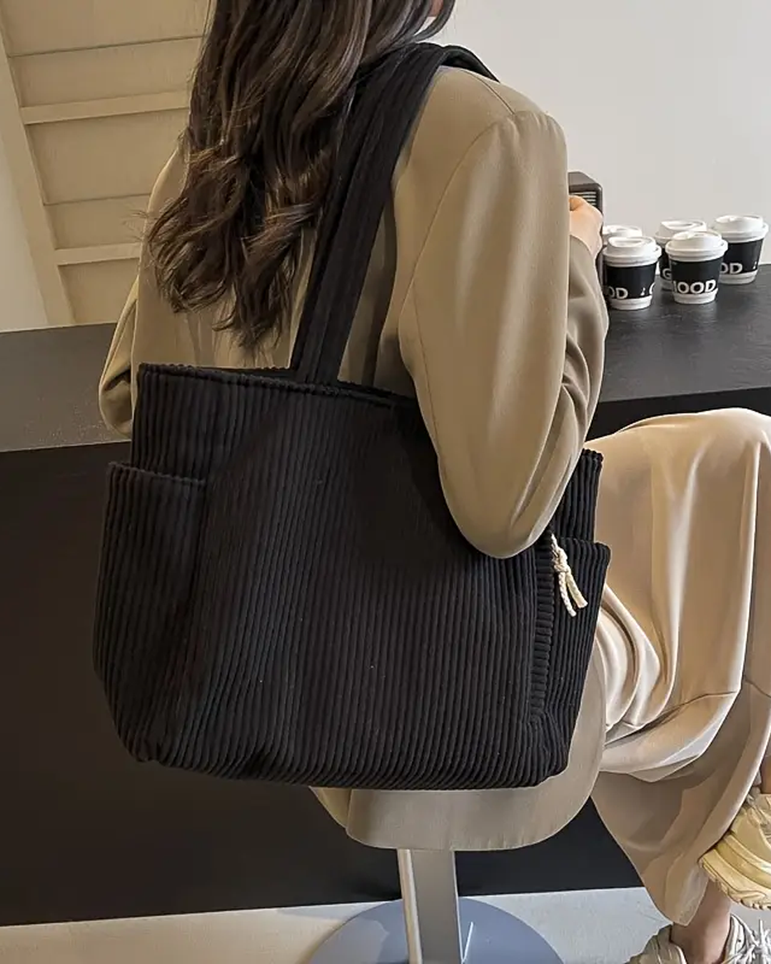 Elora Corduroy Tas