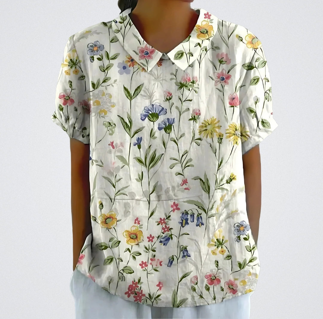 Lotte Vrolijke Blouse Korte Mouw