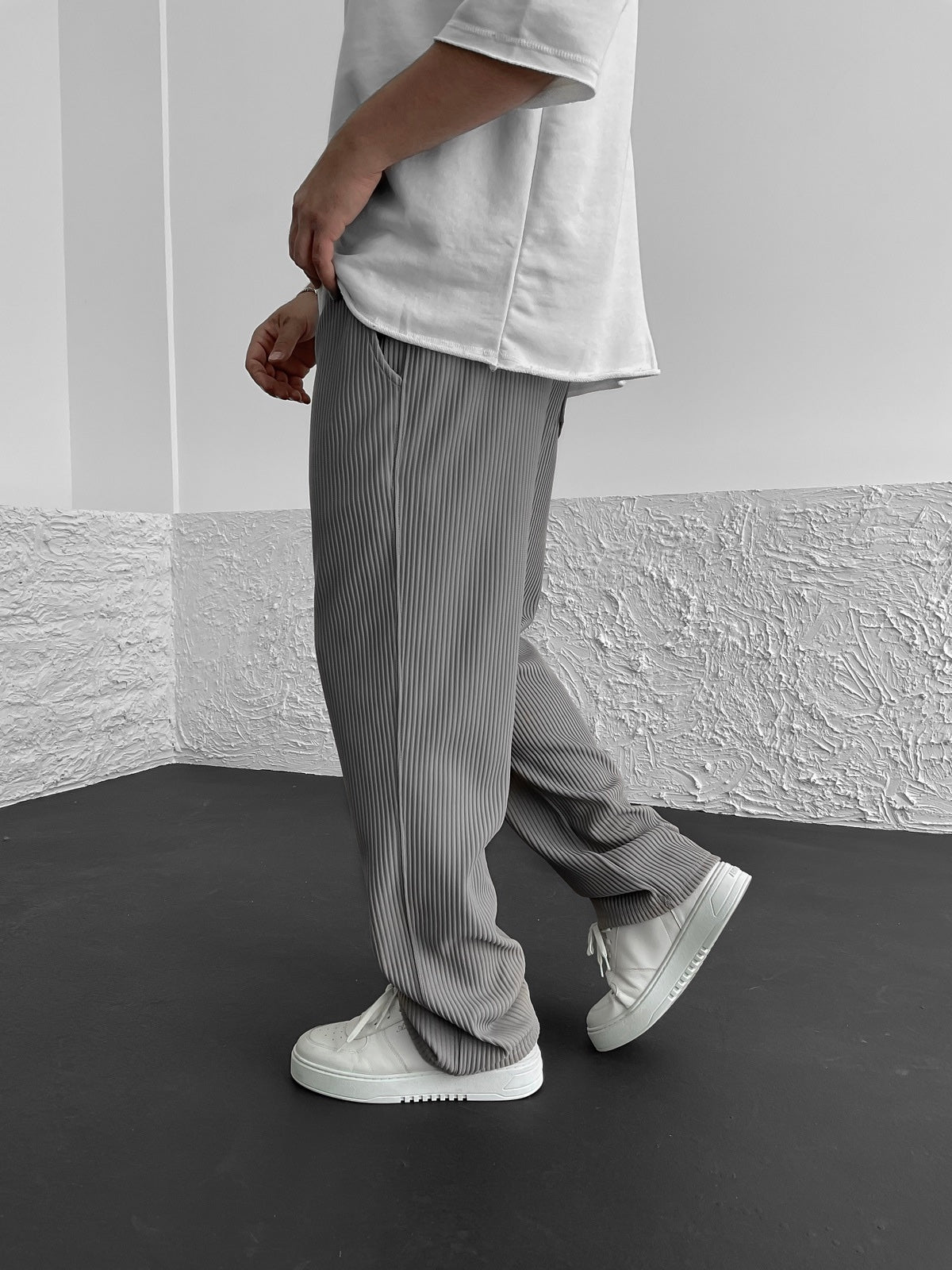 Dave™| Geribde Broek met Relaxte Pasvorm
