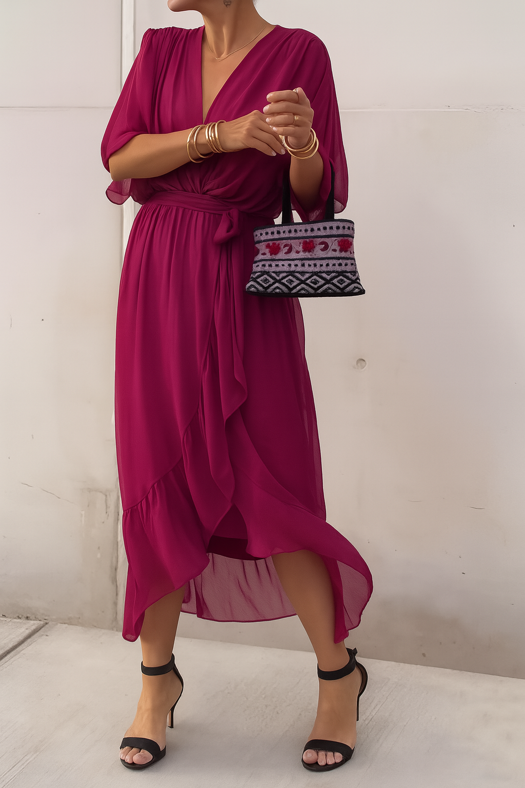 Elvira Elegante Wikkeljurk