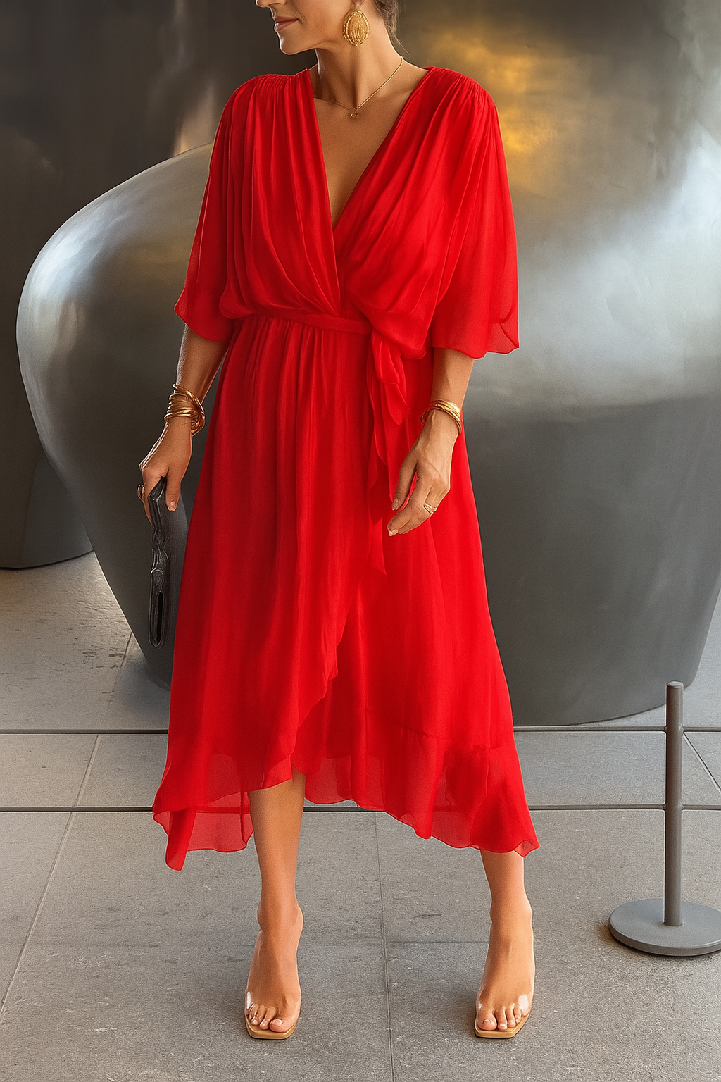 Elvira Elegante Wikkeljurk