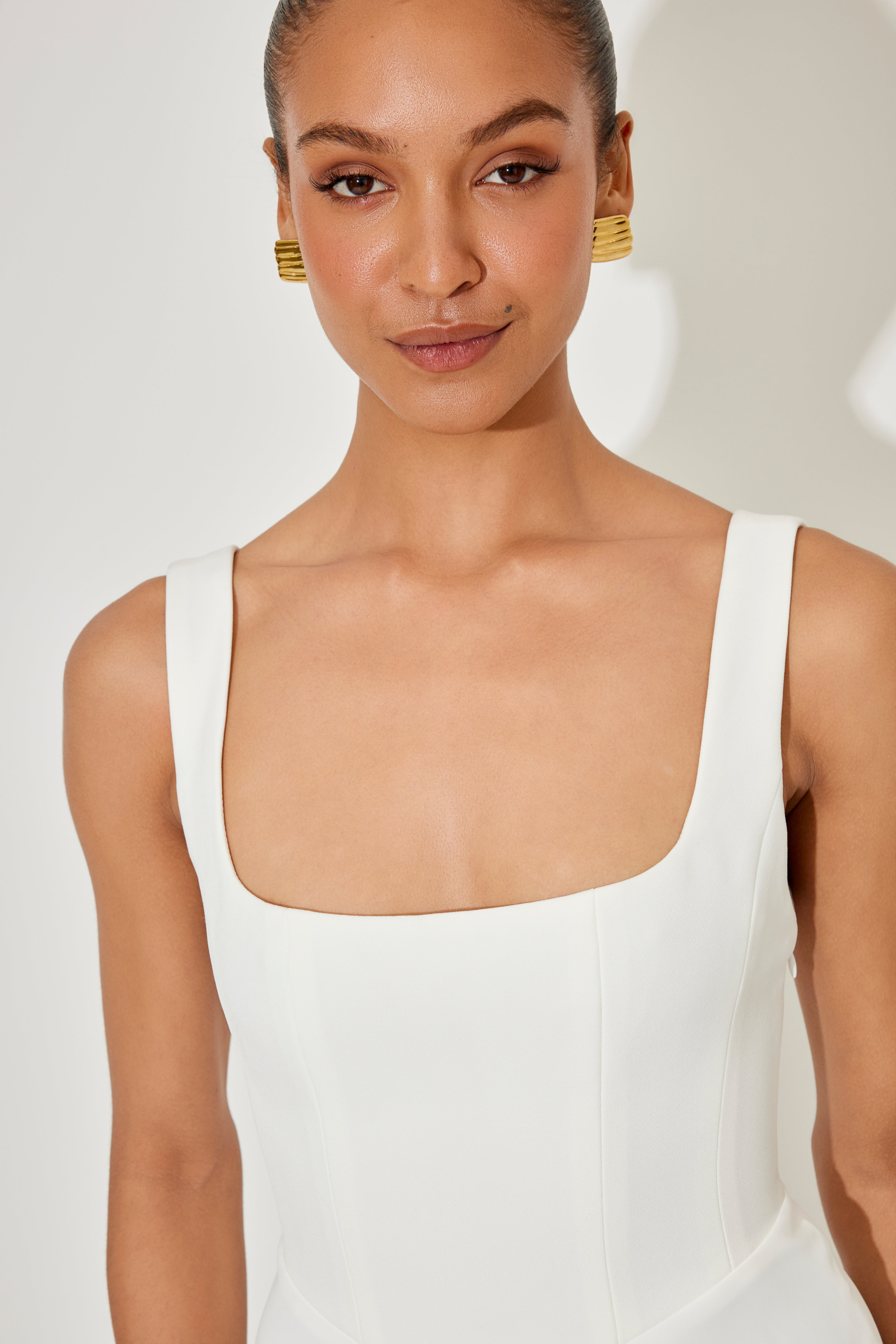 Clarisse Elegante Midi Jurk