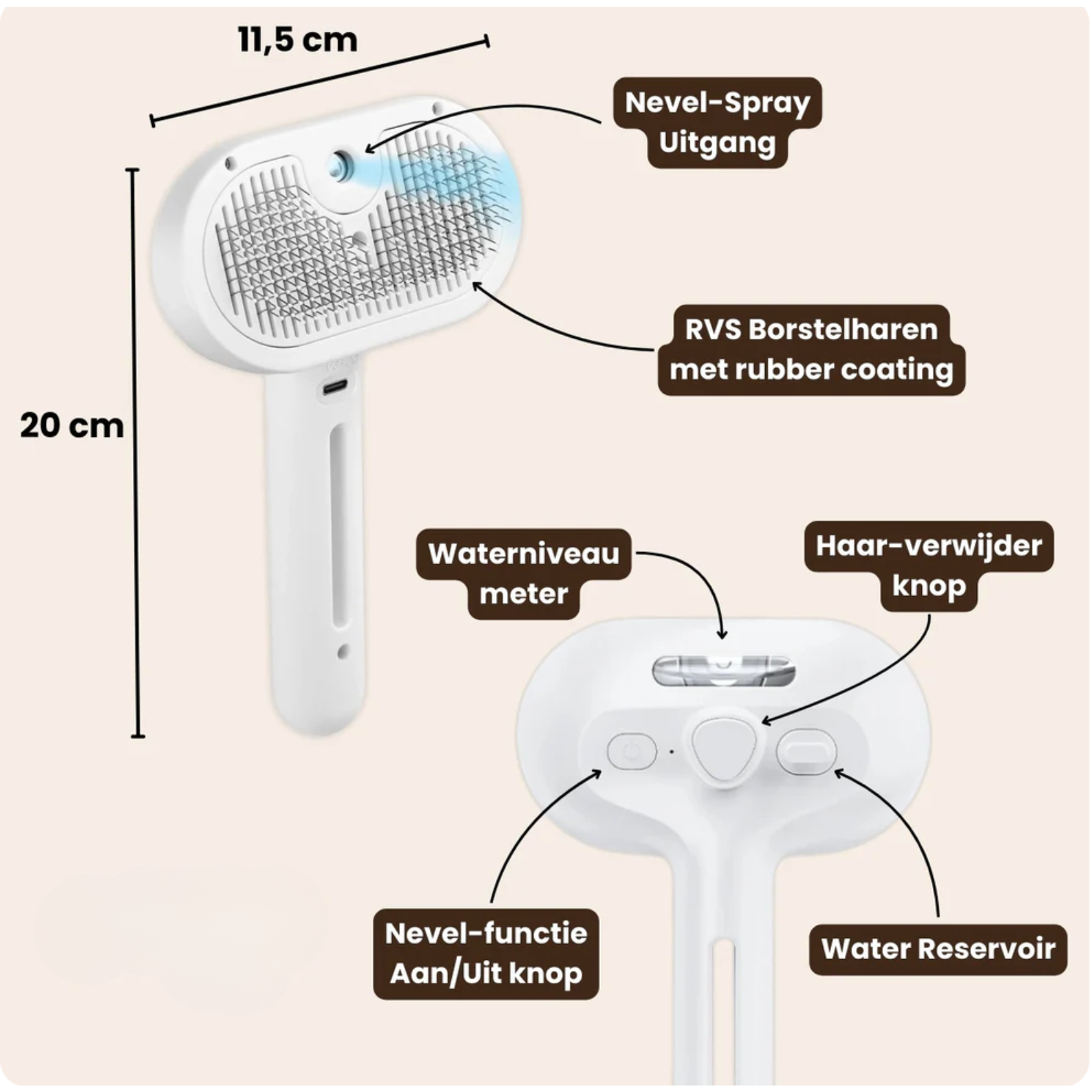 FlufClean Borstel Spray