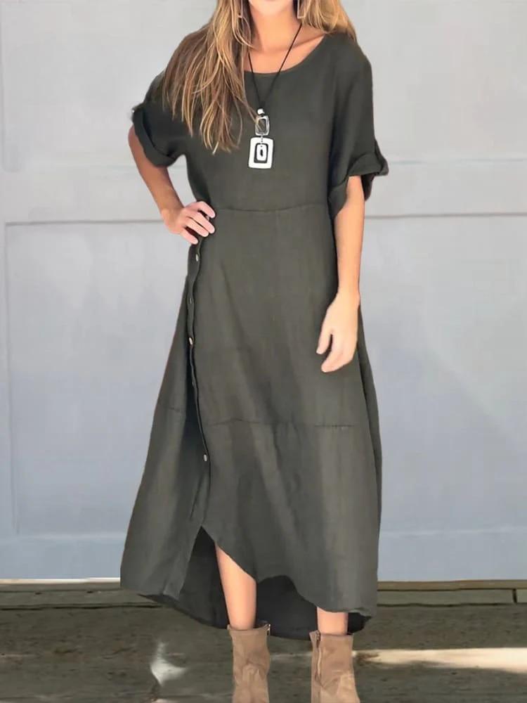 Faye Casual jurk met zijsplit