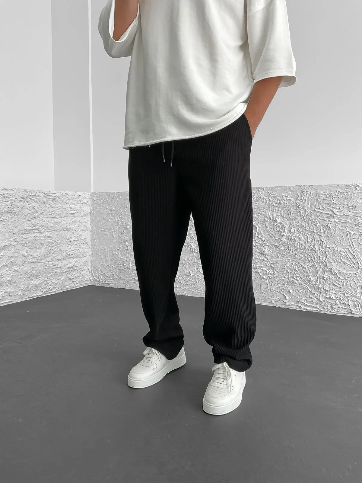 Dave™| Geribde Broek met Relaxte Pasvorm