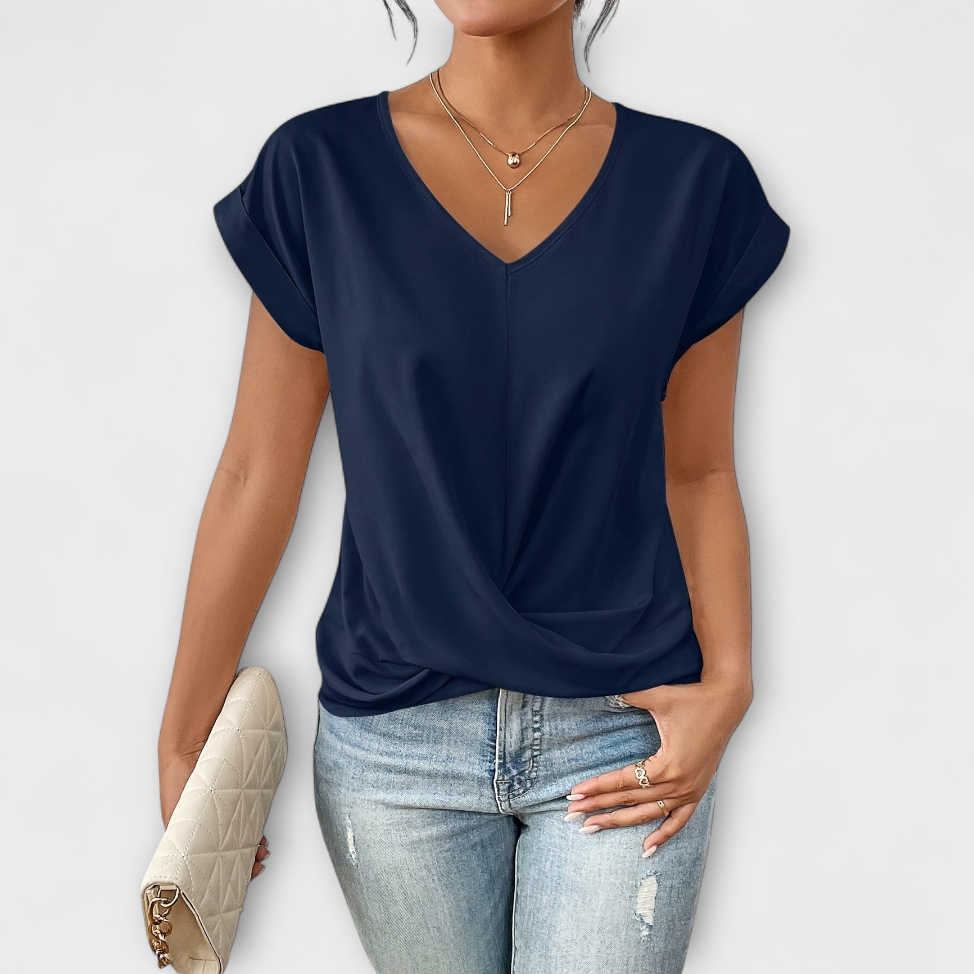 Lieke V-hals Top