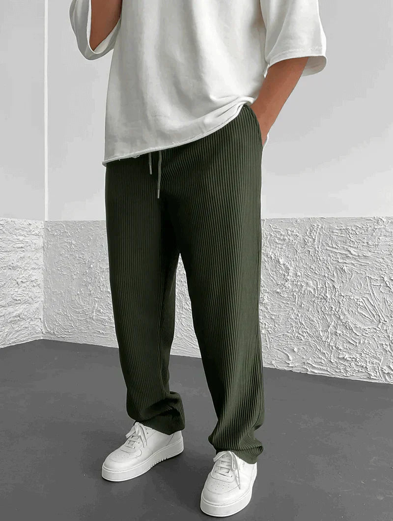 Dave™| Geribde Broek met Relaxte Pasvorm