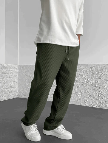 Dave™| Geribde Broek met Relaxte Pasvorm
