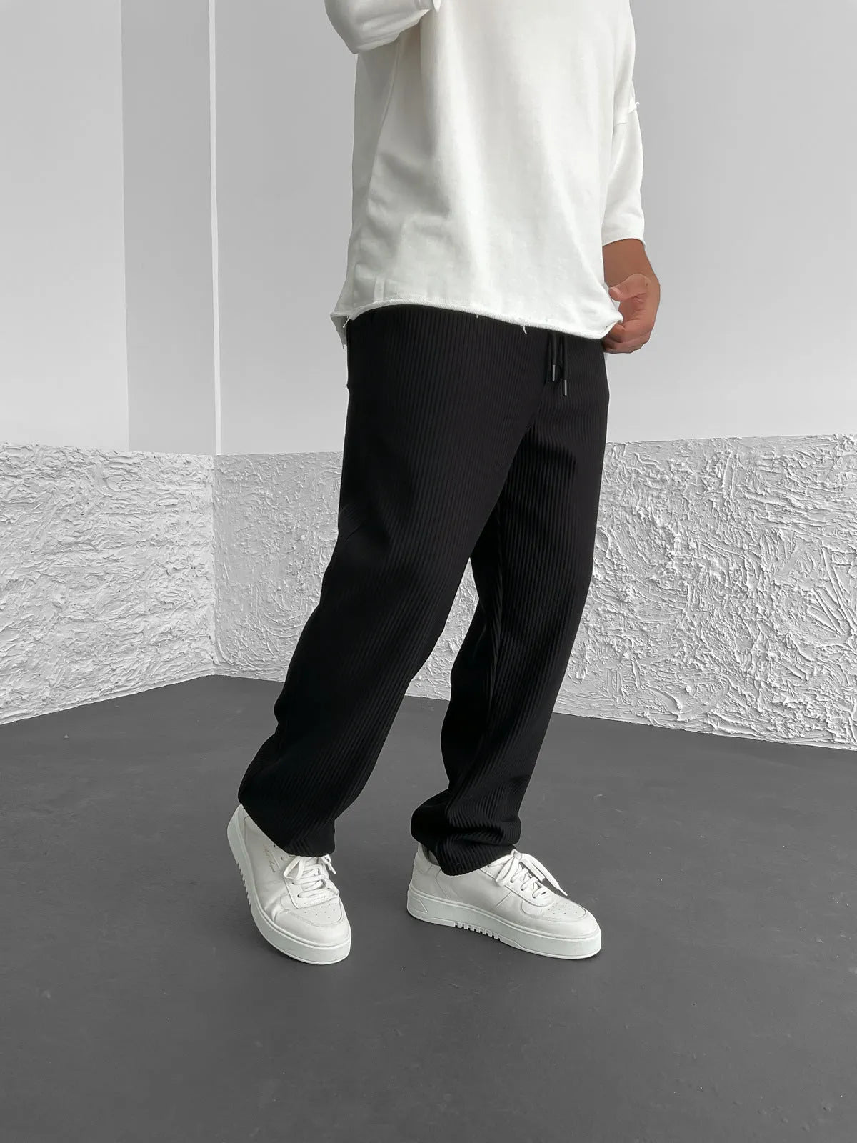 Dave™| Geribde Broek met Relaxte Pasvorm