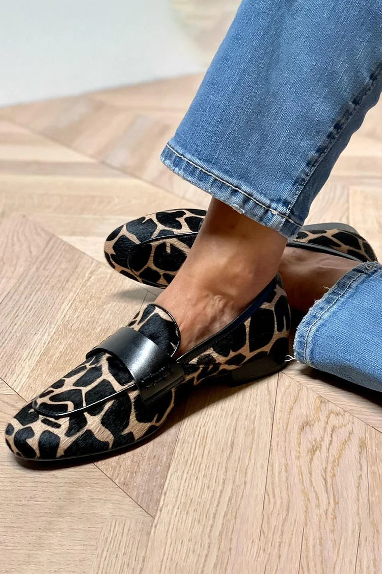 Noor Loafers Dierenprint