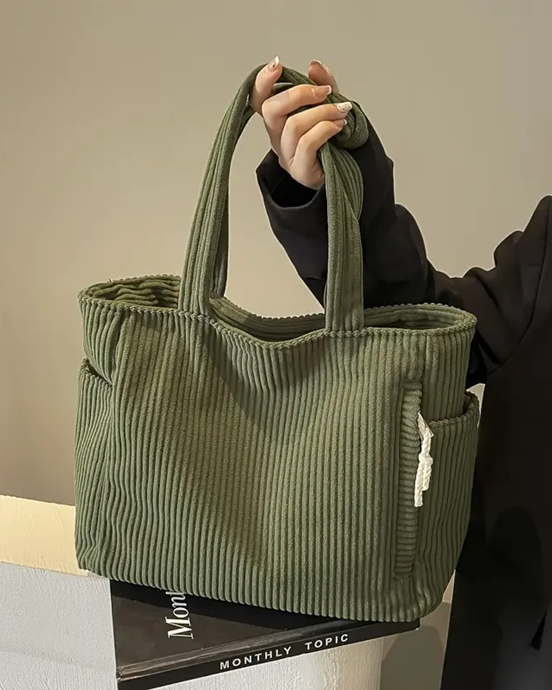 Elora Corduroy Tas