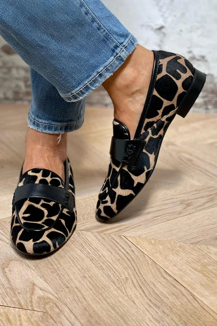 Noor Loafers Dierenprint