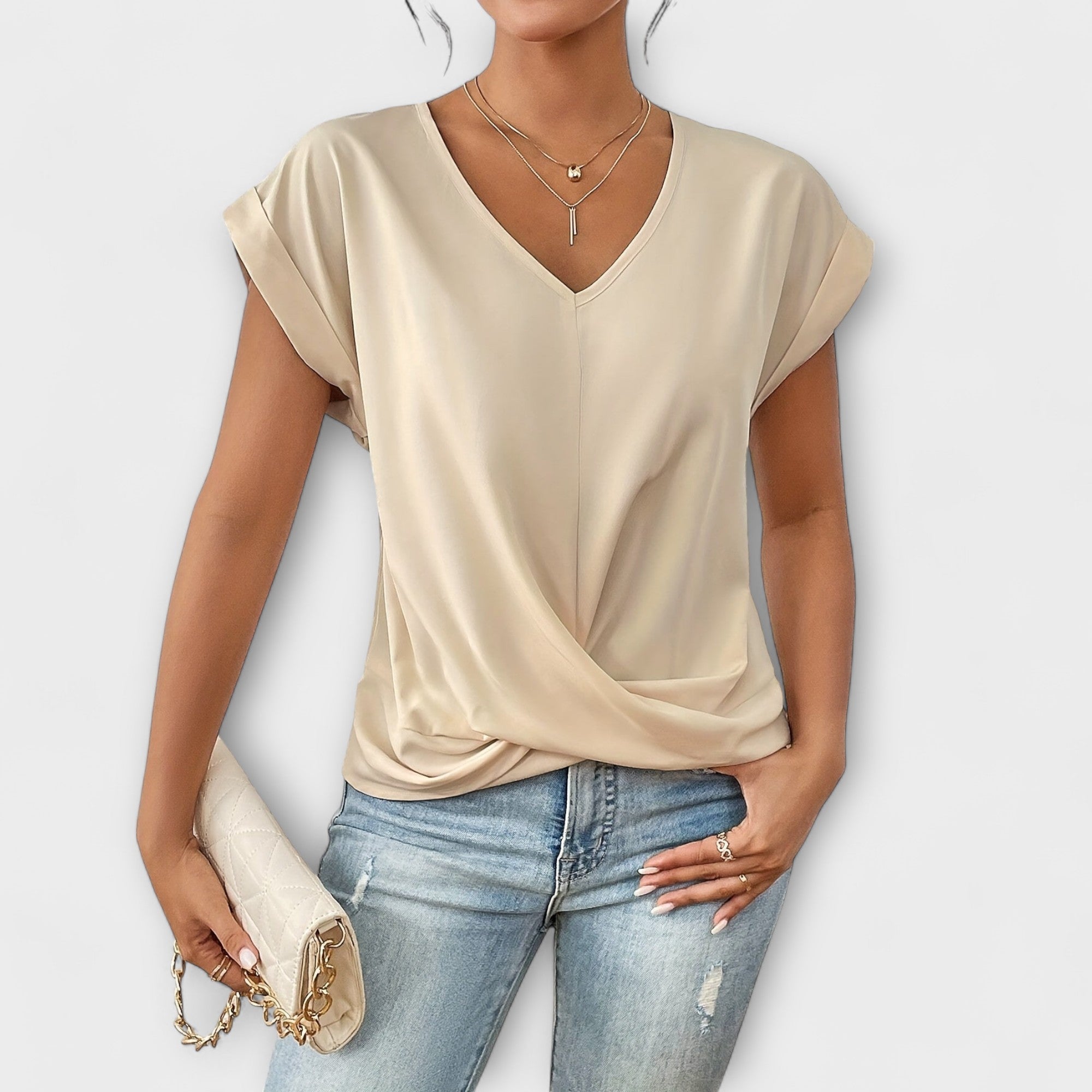 Lieke V-hals Top