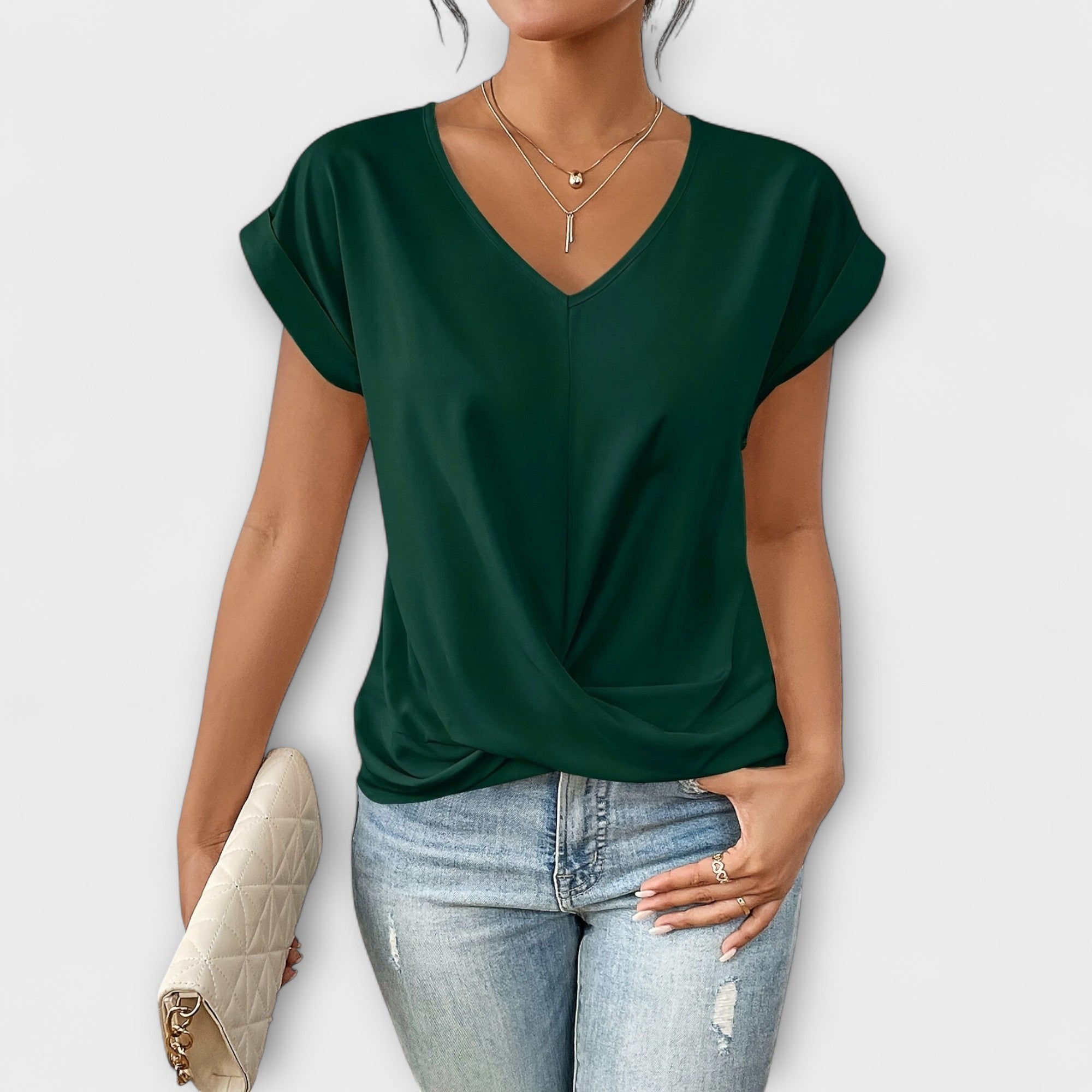 Lieke V-hals Top