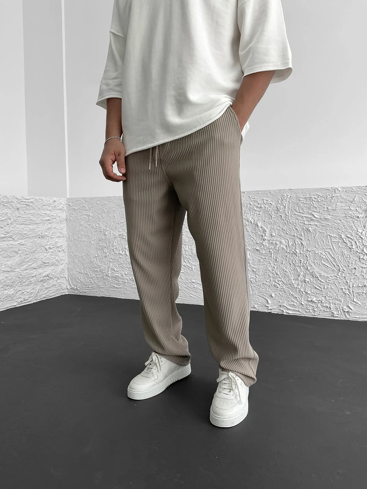 Dave™| Geribde Broek met Relaxte Pasvorm