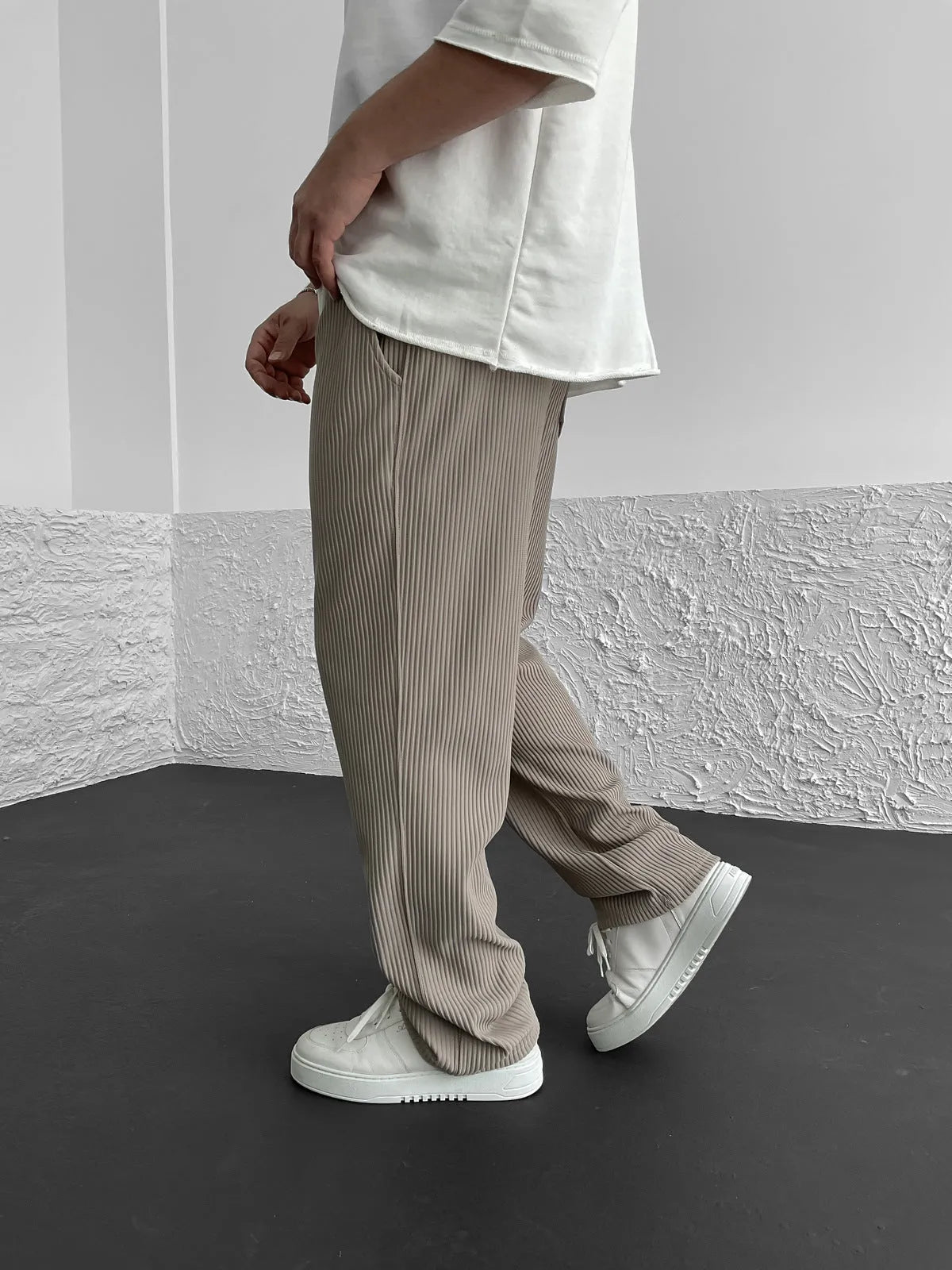 Dave™| Geribde Broek met Relaxte Pasvorm