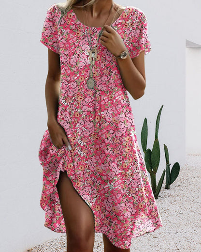 Iris Zomerjurk Bloemprint