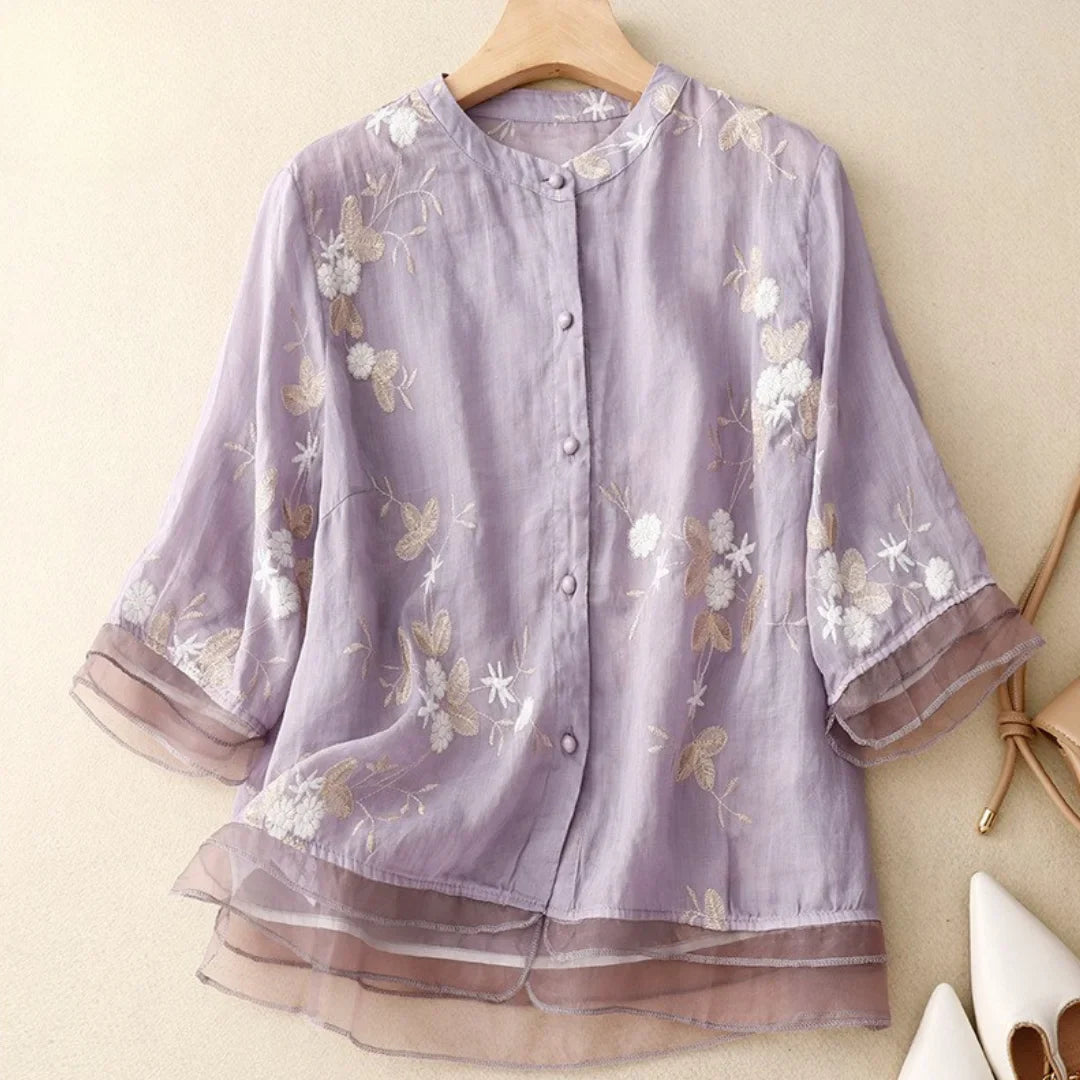 Laura™|Stijlvolle blouse