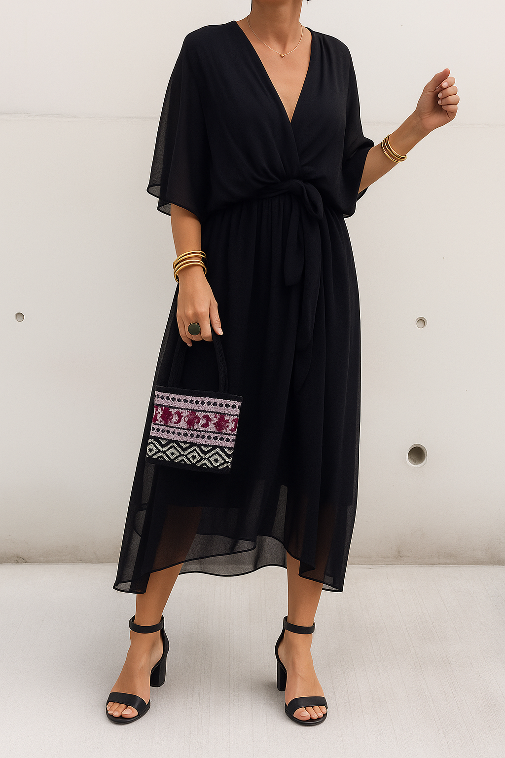 Elvira Elegante Wikkeljurk
