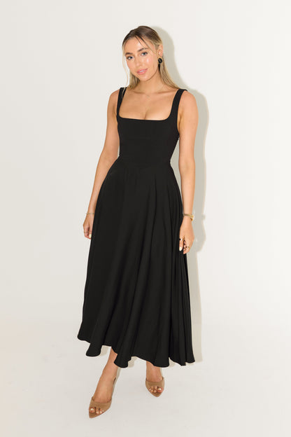 Clarisse Elegante Midi Jurk