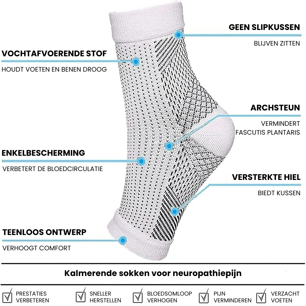 OrthoStep lage Compressiesokken