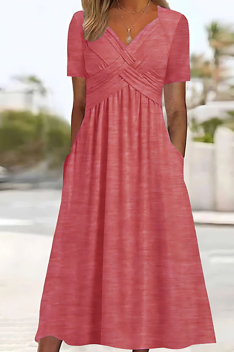 Fiora Elegante Midi Jurk