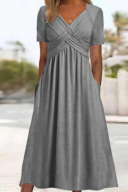 Fiora Elegante Midi Jurk
