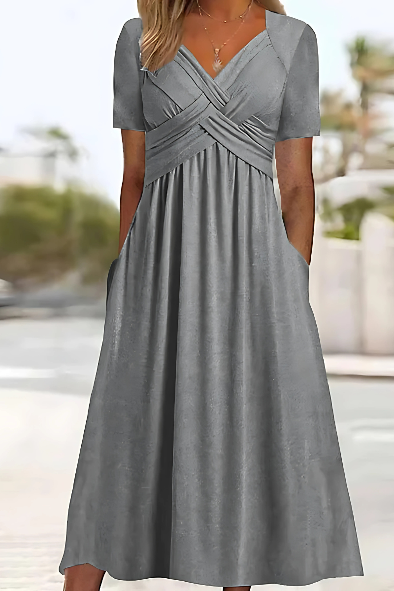 Fiora Elegante Midi Jurk