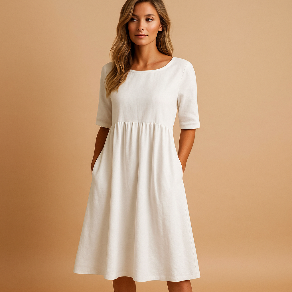 Madelief Elegante Midi Jurk