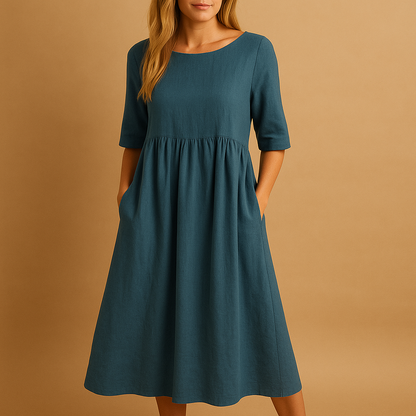 Madelief Elegante Midi Jurk