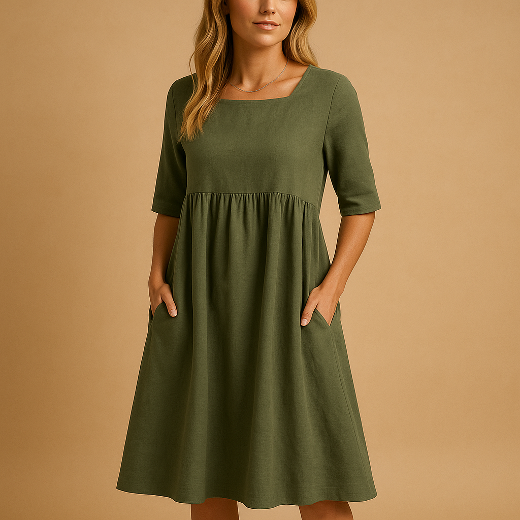 Madelief Elegante Midi Jurk