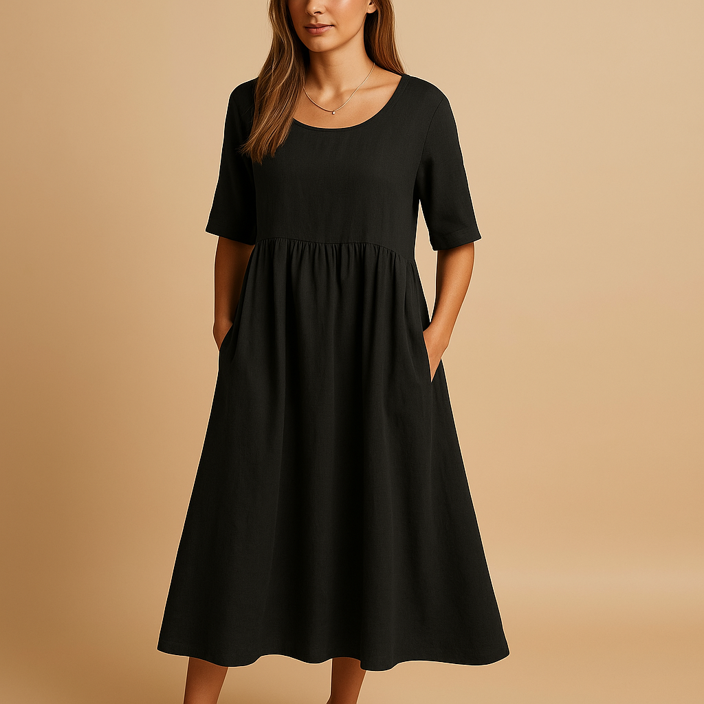 Madelief Elegante Midi Jurk