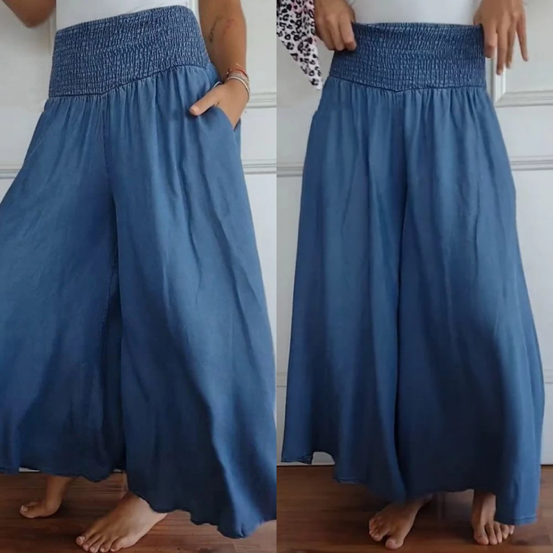 Linda Damesjeans met Wijde Pijpen