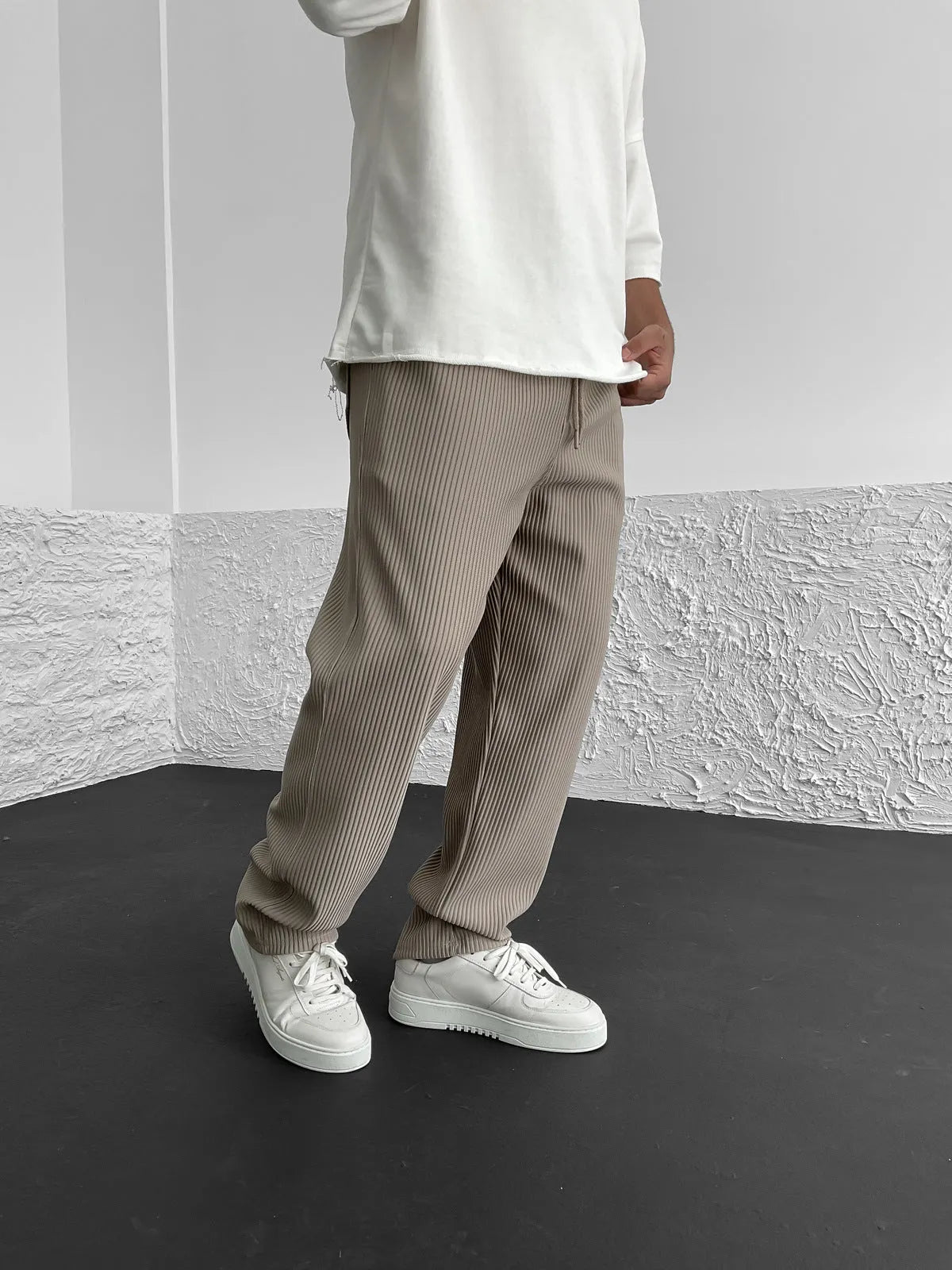 Dave™| Geribde Broek met Relaxte Pasvorm