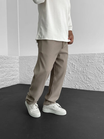 Dave™| Geribde Broek met Relaxte Pasvorm