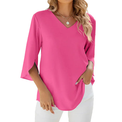 Eva V-hals Blouse