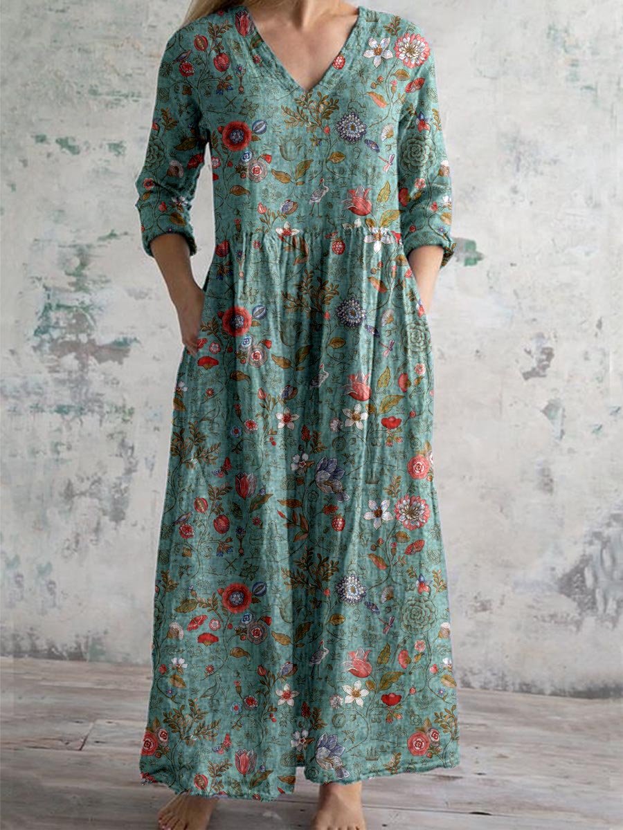 Flora Damesjurk met Bloemenprint