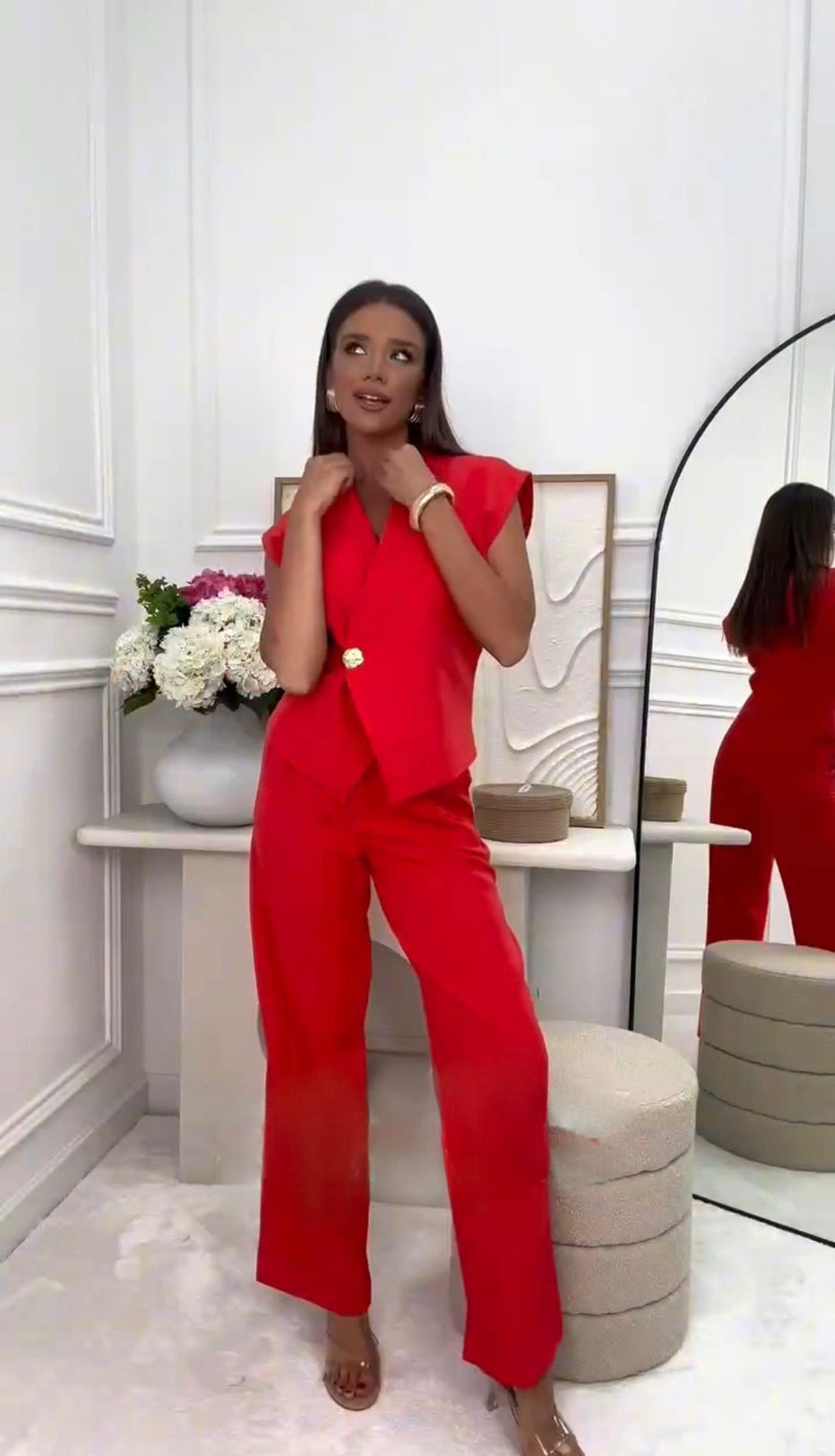 Nadine Set Gilet Pantalon