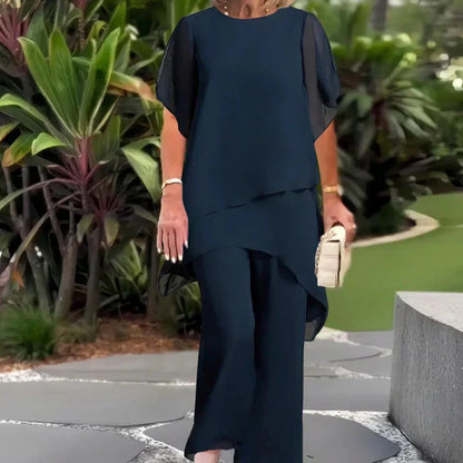 Jolene Chique Set met Top en Asymmetrische broek