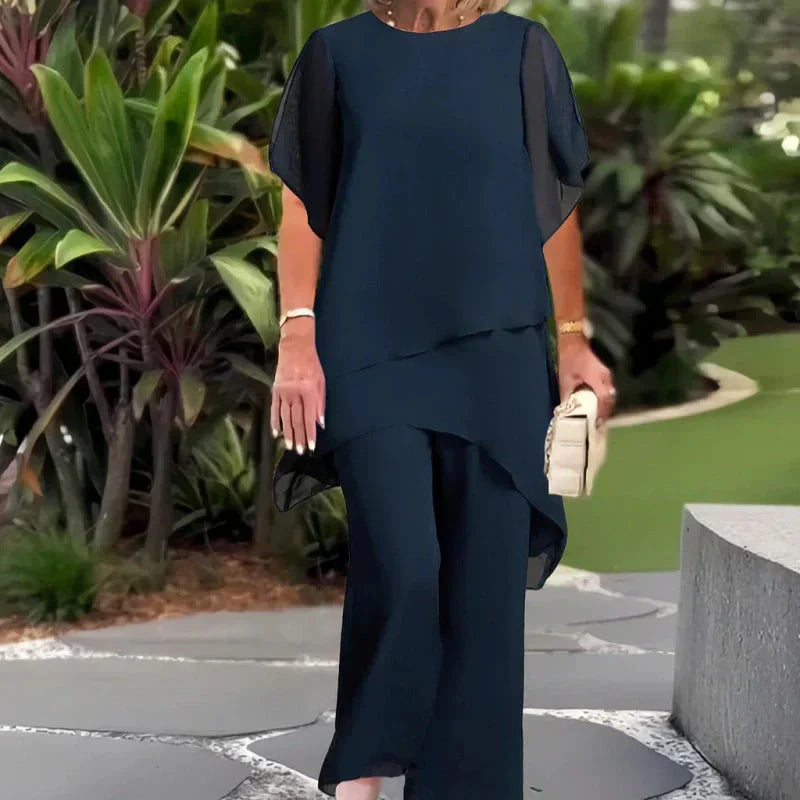 Jolene Chique Set met Top en Asymmetrische broek